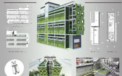 Các đồ án đoạt giải cuộc thi thiết kế Nhà phố Xanh 2012