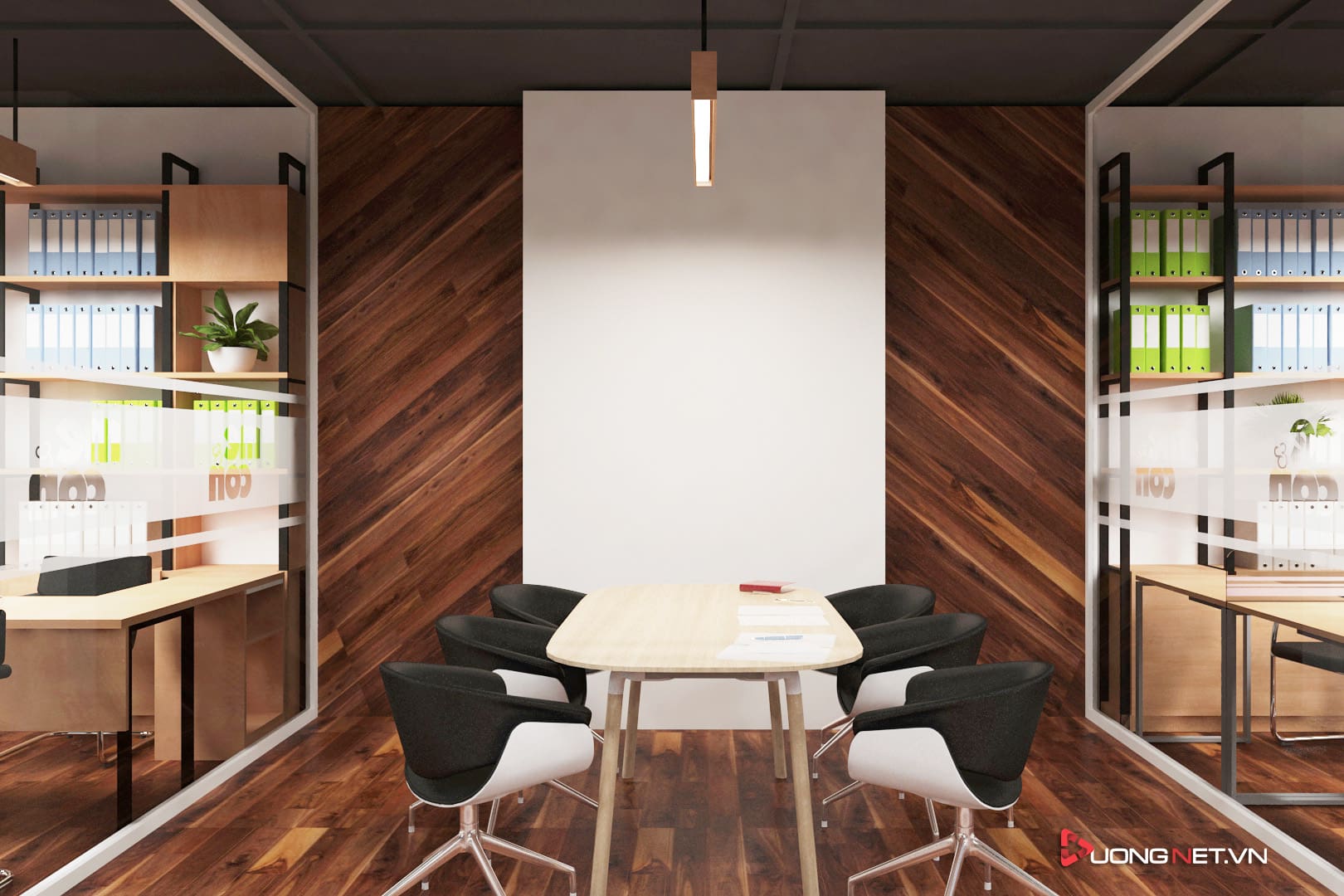 Thiết kế nội thất sáng tạo tại công ty truyền thông Mẹ & Con 4