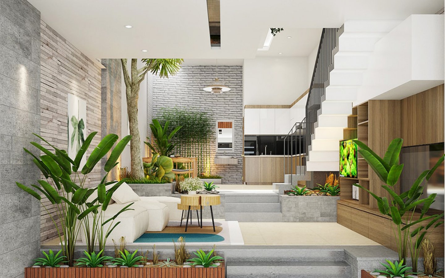 Khoi House | Nhà phố 4 tầng