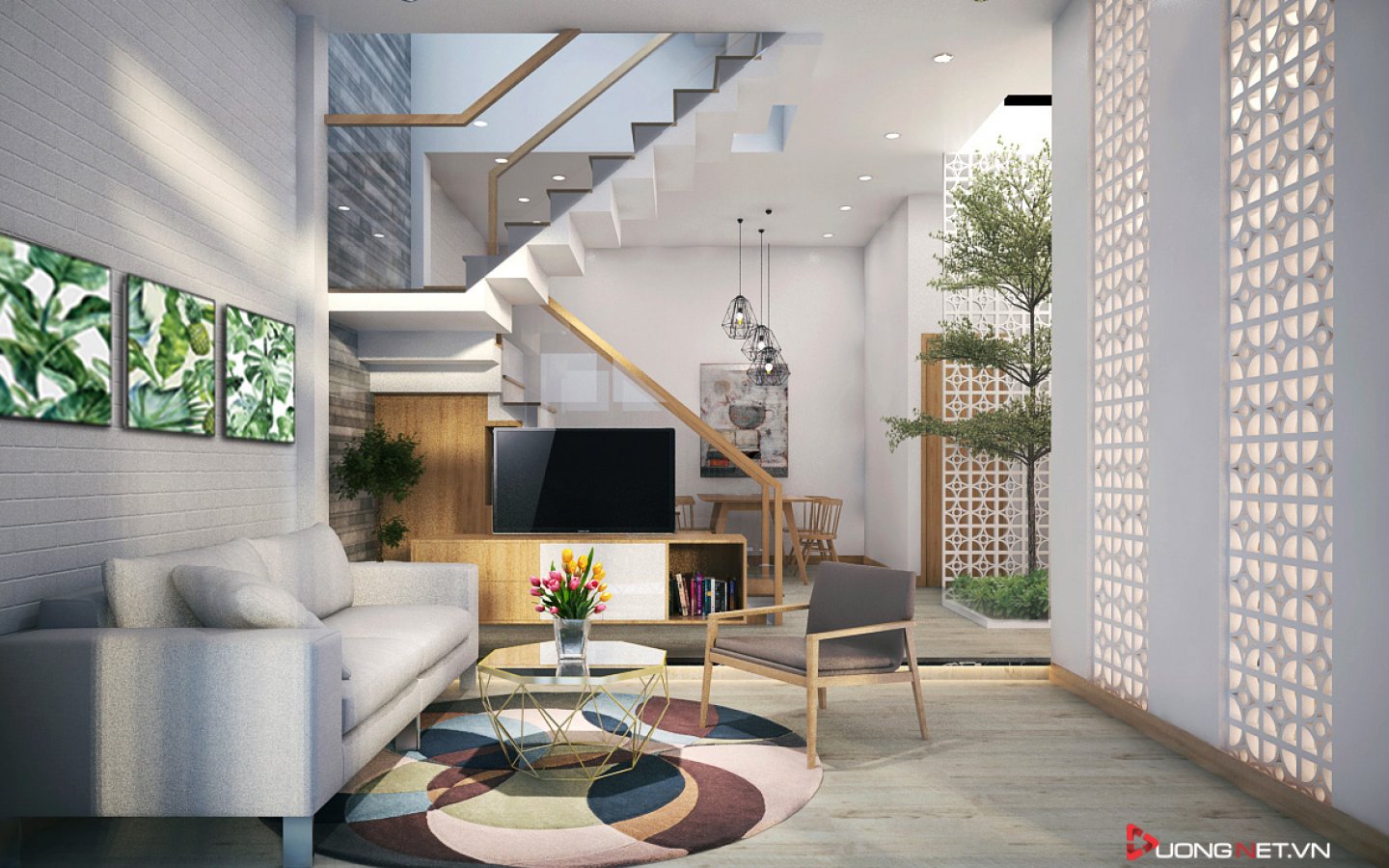D8 House - Nhà phố 4 tầng