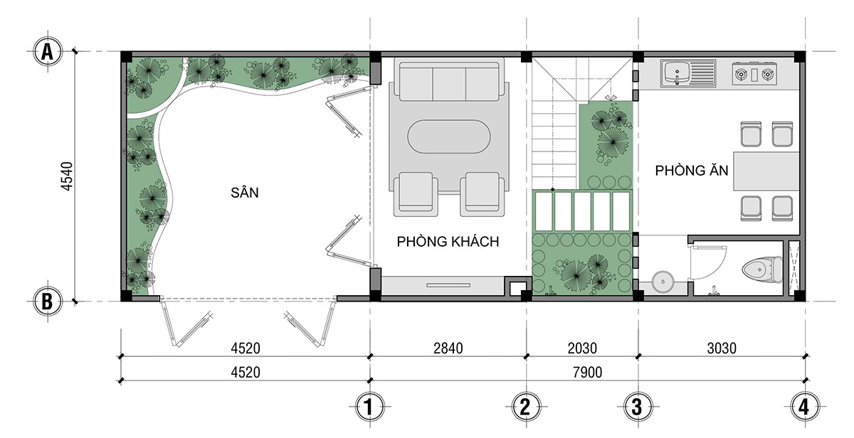 Bảng vẻ mặt bằng