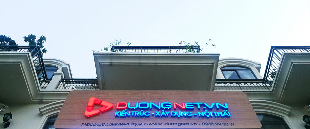 Bảng hiệu c&ocirc;ng ty Đường N&eacute;t